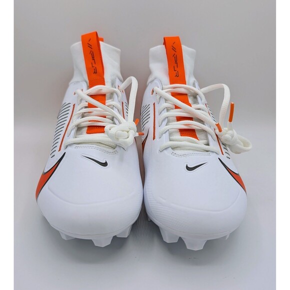 Nike Vapor Edge Pro 360 2 TB Football Cleats White Orange Mens 11 FQ4044-100 main image 4